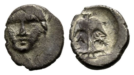 Thrace, Apollonia Pontika AR Diobol.