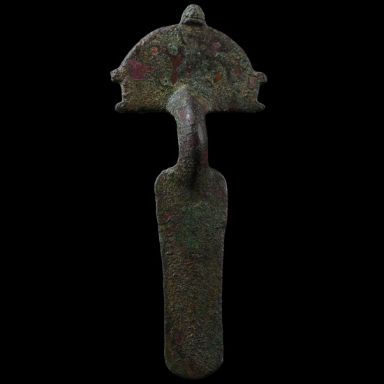 Visigothic Radiate-Headed Bronze Bow Brooch