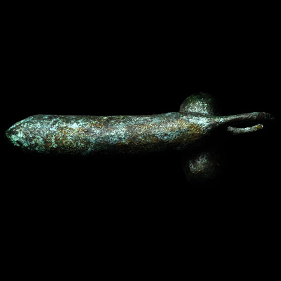 Roman Britain Bronze Phallic Pendant