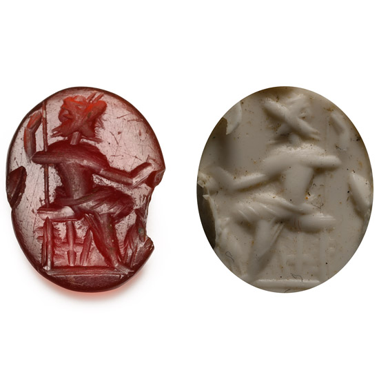 Roman Carnelian Gemstone with Jupiter