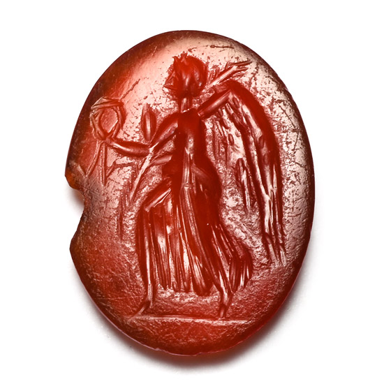 Roman Carnelian Gemstone with Victory