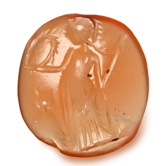 Roman Carnelian Gemstone with Victory