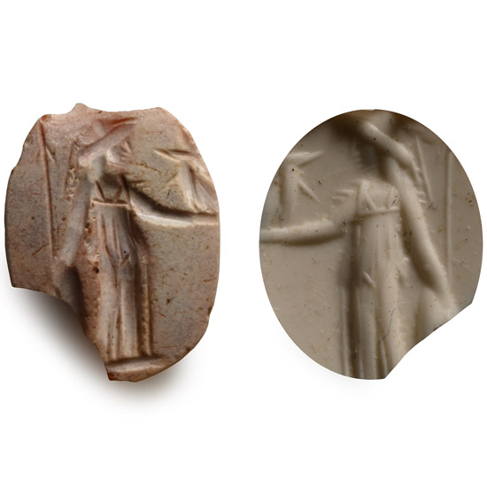 Roman Carnelian Gemstone with Victory