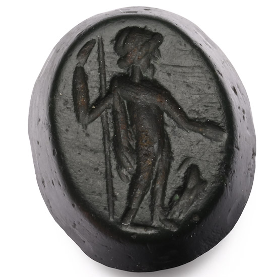 Roman Black Gemstone with Jupiter