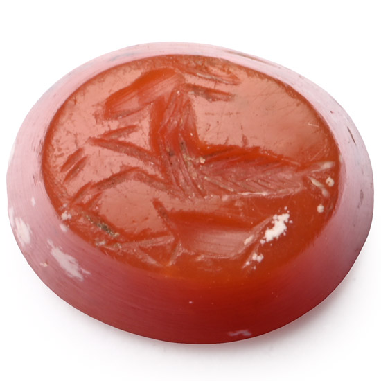 Roman Carnelian Gemstone with Capricorn