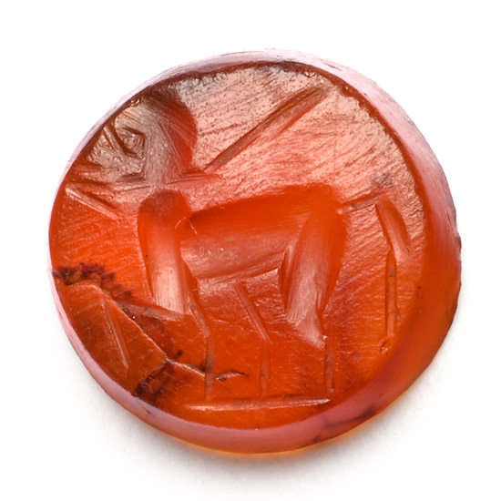 Roman Carnelian Gemstone with Centaur