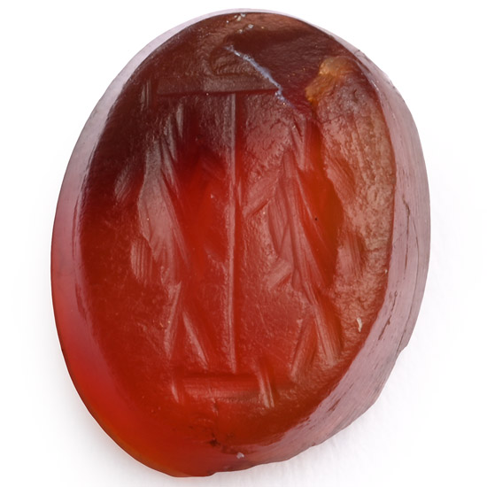 Roman Carnelian Gemstone with Fish