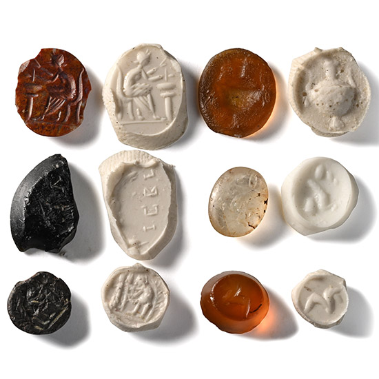 Roman Gemstone and Glass Intaglio Collection