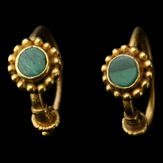Roman Gold Earring Pair