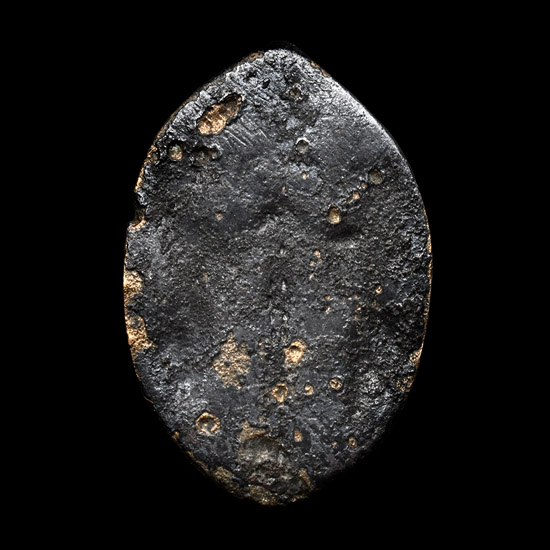 Large Greek Bronze Ring with Standing Goddess