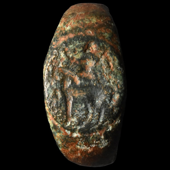Roman Bronze Ring with Quadruped