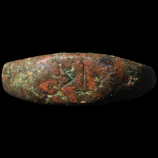 Roman Bronze Ring with Monogram