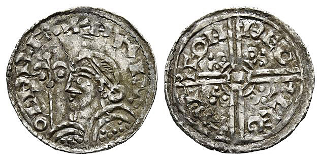 Anglo-Saxon, Kings of All England. Harold I Harefoot AR Penny.