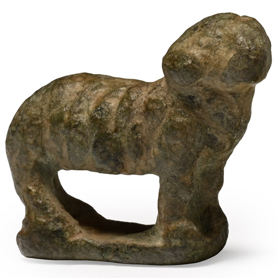 Roman Bronze Statuette of a Ram