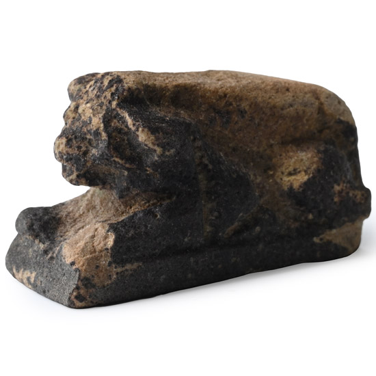 Egyptian Stone Recumbent Lion Amulet