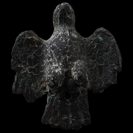 Large Roman Bronze Eagle Staff Finial