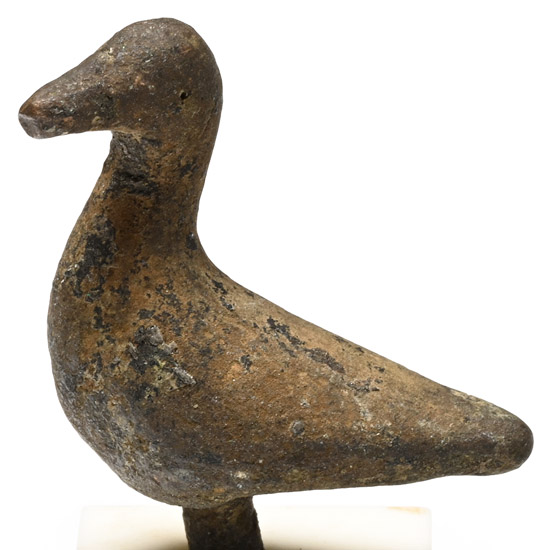 Roman Bronze Bird Finial