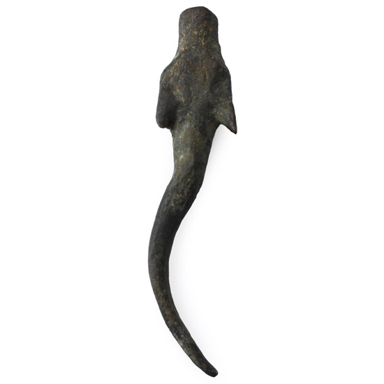 Western Asiatic Bronze Beast Head Finial