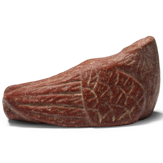Western Asiatic Red Jasper Body of a Bird