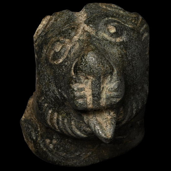 Roman Bronze Lions Head Fragment
