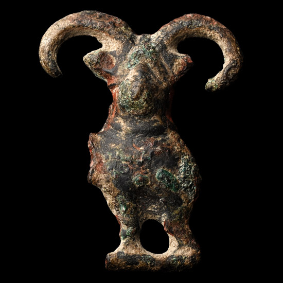 Luristan Bronze Ibex Mount