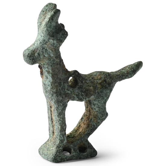 Luristan Bronze Standing Deer Statuette