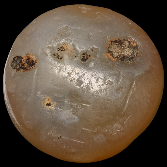 Large Sasanian Agate Stamp Seal