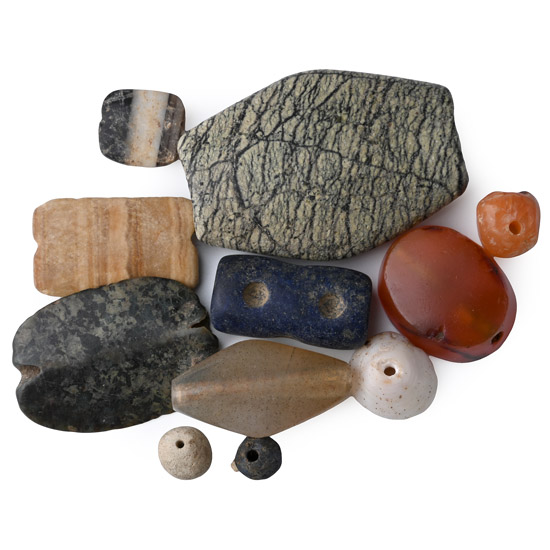 Western Asiatic Assorted Stone Bead Collection