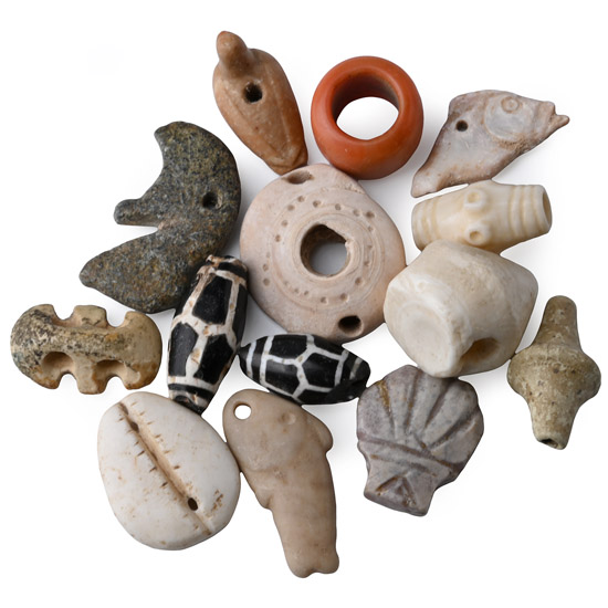 Western Asiatic Stone Amulet and Bead Collection