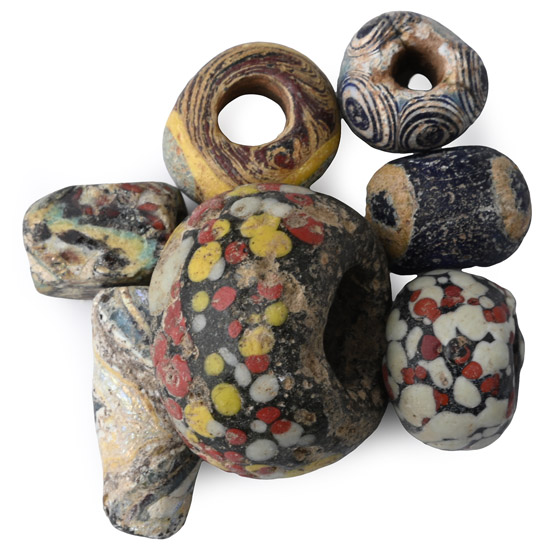 Roman Glass Bead Group