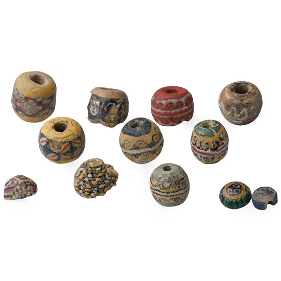 Roman Glass Bead Group