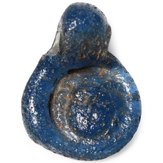 Roman Glass Pendant with Head of Medusa