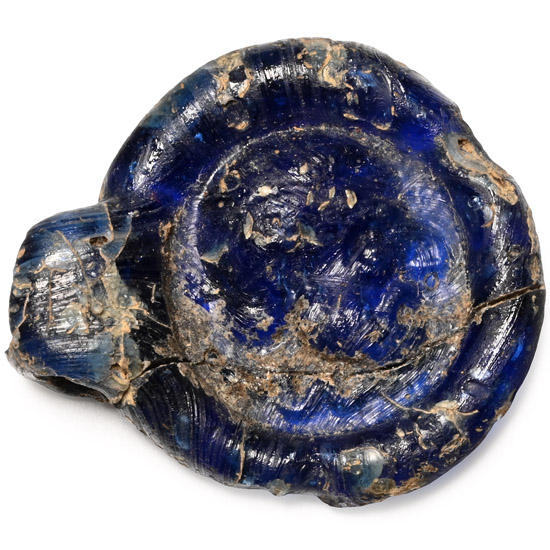Roman Glass Pendant with Portrait