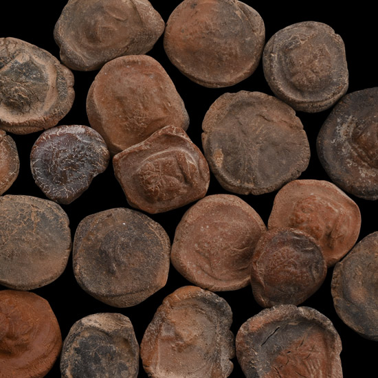 Roman Terracotta Bullae, Tesserae or Token Group