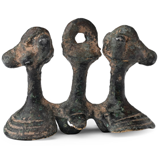 Western Asiatic Bronze Double Animal Mount