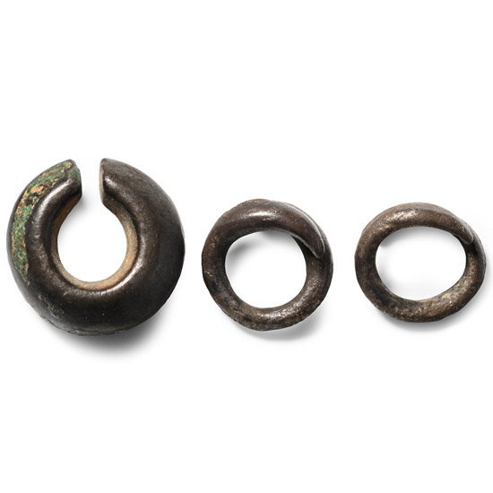 Bronze Age Hair Ring Group
