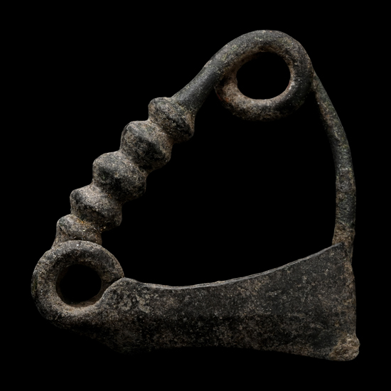 Greek Bronze Bow Brooch
