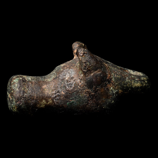 Celtic Bronze Bulls Head Pendant
