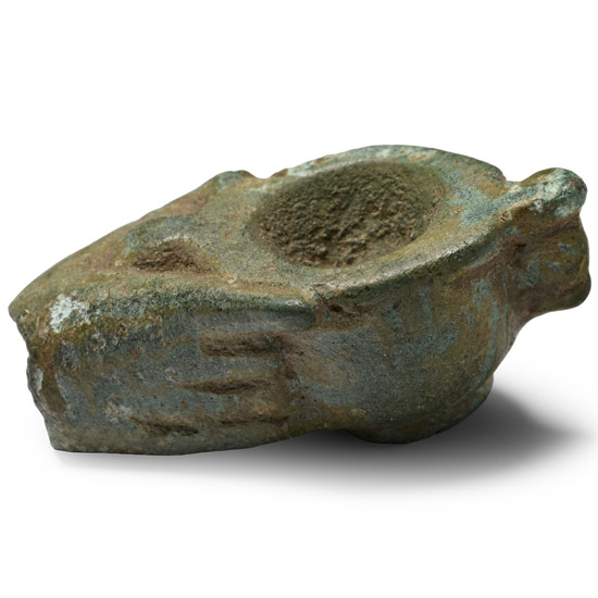 Roman Bronze Statuette Hand Holding Cup