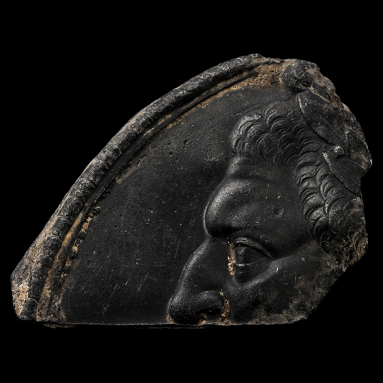 Renaissance Lead Vitellius Roundel Fragment
