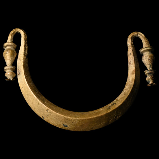 Roman Bronze Vessel Handle