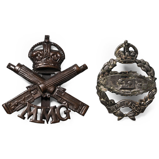 WWI Hat Badge Collection