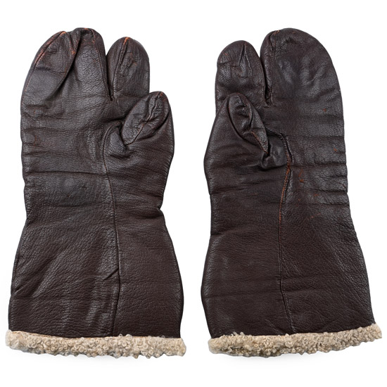 US Air Force WWII Aircraft Sheepskin Flying Mitts