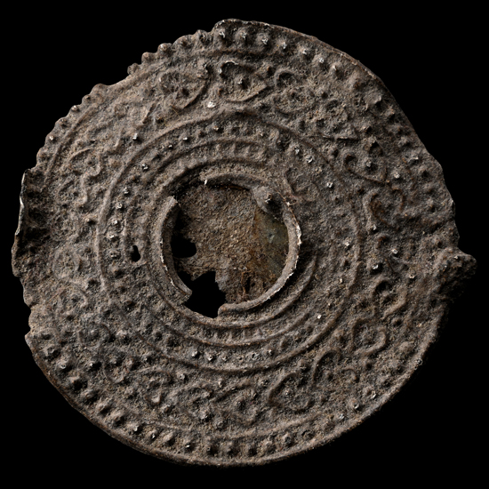Roman Lead Votive Mirror Frame