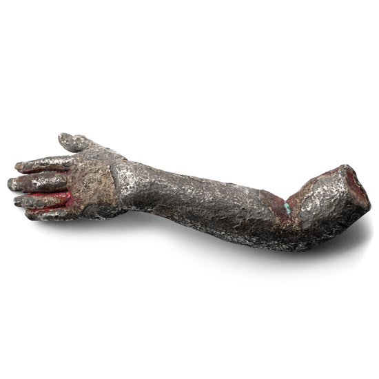Roman Silver Arm from a Statuette