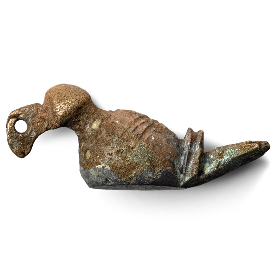 Celtic Bronze Duck Mount
