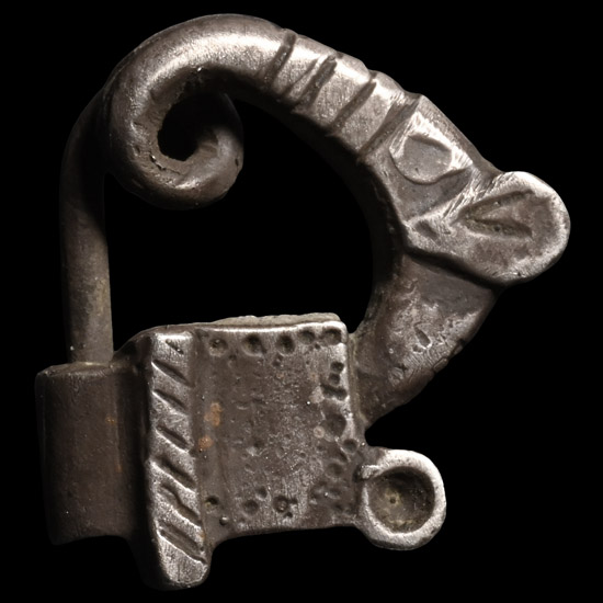Phrygian Silver Bow Brooch