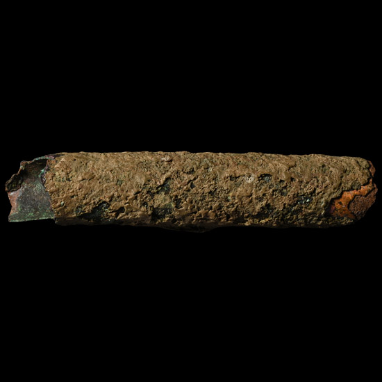 Western Asiatic Bronze Scroll Fragment