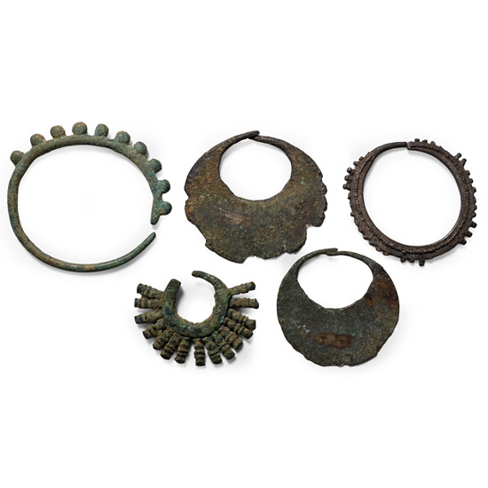 Western Asiatic Bronze Earring Group