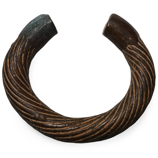 Western Asiatic Bronze Twist Design Bracelet